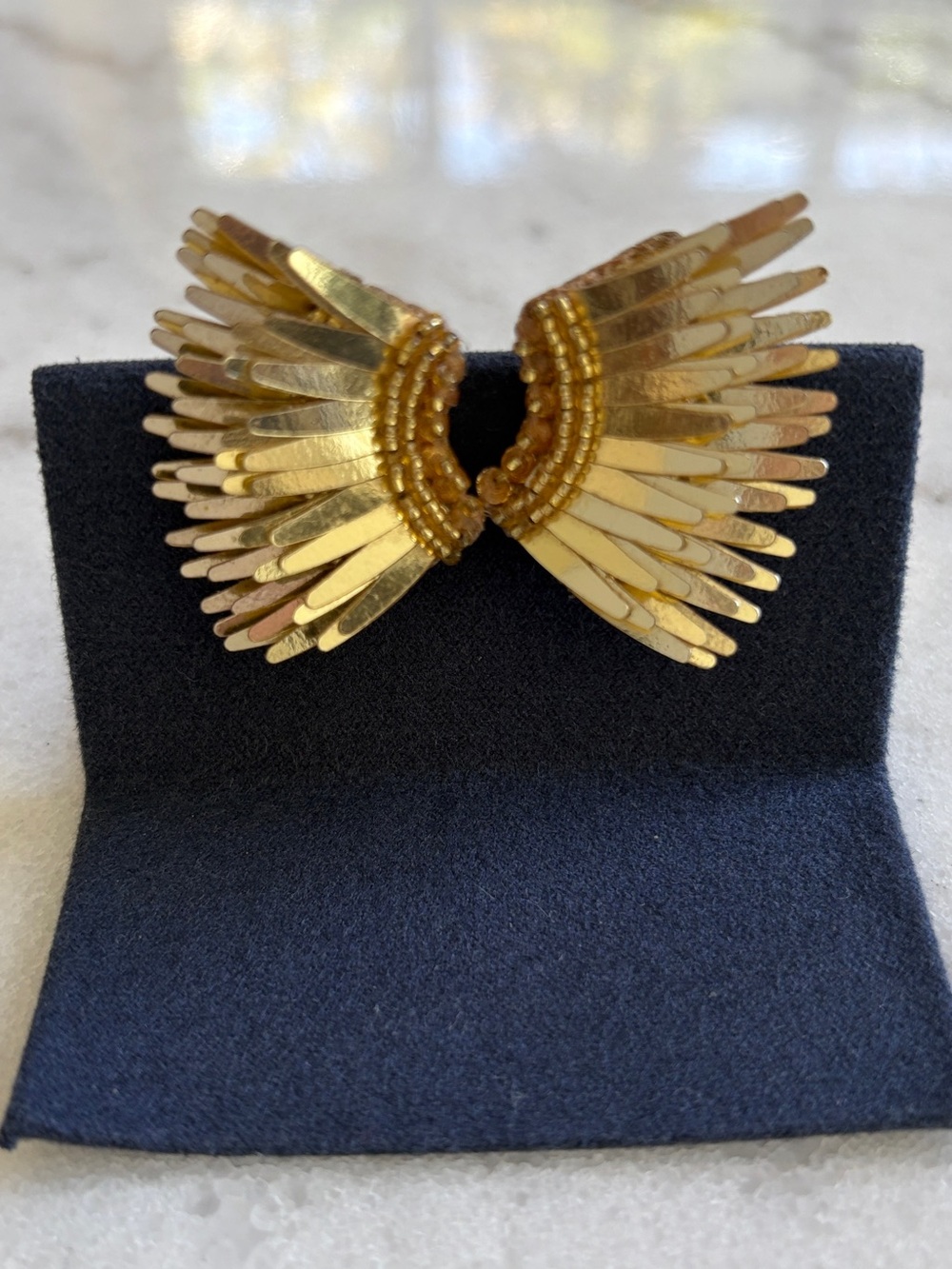 Mignonne Gavigan Metallic Gold Mini Madeline Earrings